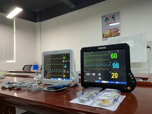เครื่องตรวจจับหัวใจ ICU หลายพารามิเตอร์ เครื่องตรวจสอบโรงพยาบาลสําหรับ CCU หรือ