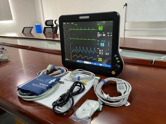 เครื่องติดตามสัญญาณชีวิตแบบพกพา พร้อม ECG SPO2 NIBP Temp