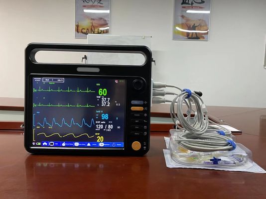 ECG NIBP SPO2 โมดูเลอเรอร์ปาเซนต์ มอนิเตอร์สภาพชีวิตใน ICU สําหรับการติดตามหัวใจ