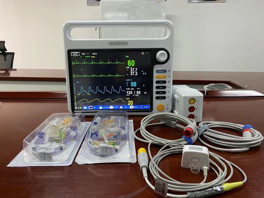 โรงพยาบาล อิเล็กทรอนิกส์สัญลักษณ์สําคัญ 12.1 นิ้ว สําหรับ ICU การติดตามหัวใจ