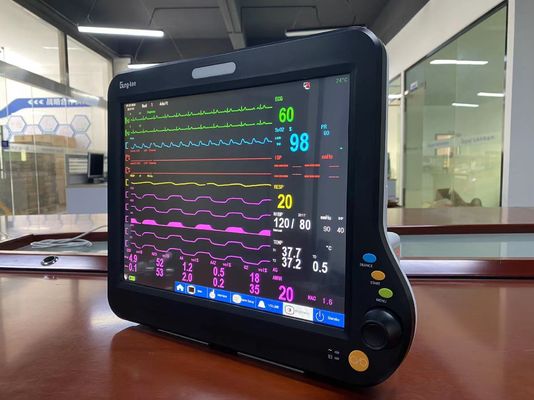 มอนิเตอร์ผู้ป่วยพกพาที่ได้รับการอนุมัติจาก IEC มอนิเตอร์ผู้ป่วยหลายพารามิเตอร์ของ NIBP