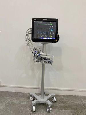 มัลติพารามิเตอร์ โมเนอร์การแพทย์ Trolley มือถือพกพาที่แข็งแรง