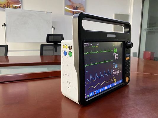 ECG SPO2 NIBP มอนิเตอร์ผู้ป่วยพกพาสําหรับอาการสําคัญในโรงพยาบาล