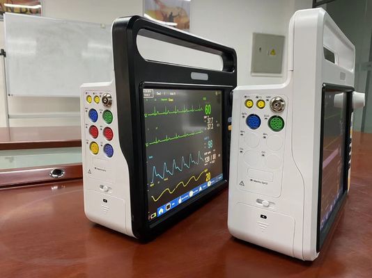 สัญญาณสําคัญ โมเนอร์หัวใจ ICU อุปกรณ์ติดตามผู้ป่วยด้วยจอ 12.1 นิ้ว