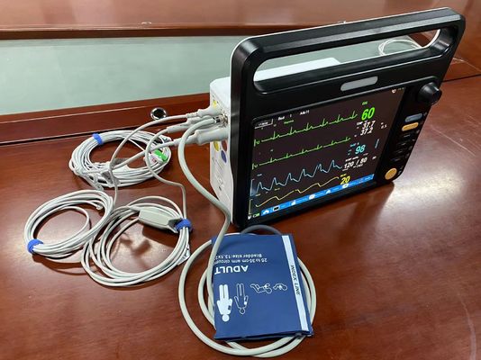 อุปกรณ์ติดตามสัญลักษณ์ชีวิตทางการแพทย์แบบพกพา พร้อม 2IBP AG EtCO2