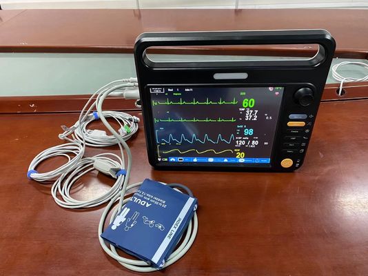 12. 1 นิ้ว ดิจิตอลสัญลักษณ์ชีวิต มอนิเตอร์เครื่องมือ Multi Parameter สําหรับการติดตามหัวใจ