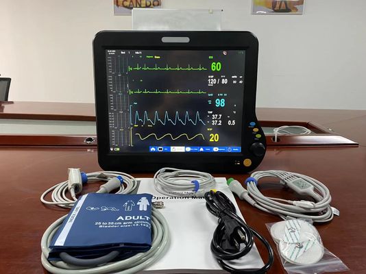 โมดูลาร์ ICU หัวใจจอหลายภาษากับ ECG NIBP SPO2 มาตรฐาน