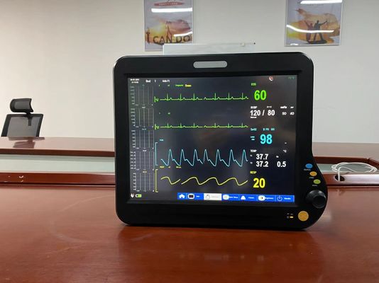 เครื่องแสดงสัญญาณชีวิตอิเล็กทรอนิกส์หลายพารามิเตอร์ พกพาสําหรับ ICU หรือ CCU