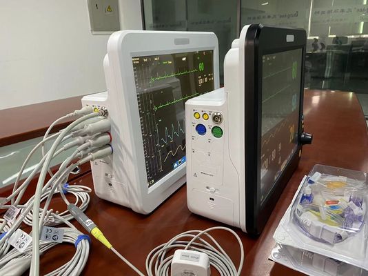 15 นิ้ว ICU หัวใจตรวจจับ Multi Parameter สําหรับฉุกเฉินโรงพยาบาล