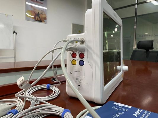 ICU การรักษาพยาบาล Multi Parameter ผู้ป่วยจอ 15 นิ้ว ด้วยจอสัมผัส