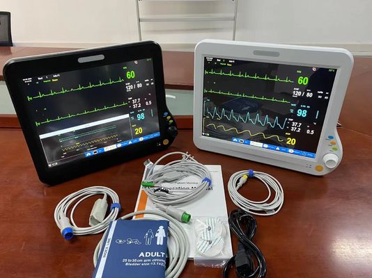 โมดูลารีพอร์ตเบอร์ มัลติพารามิเตอร์ มอนิเตอร์ผู้ป่วย ด้วย ECG SPO2 NIBP