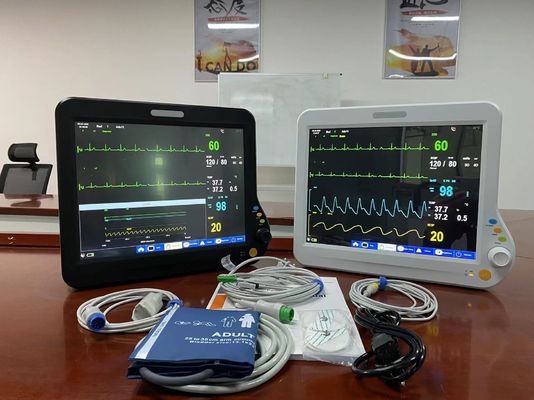 โมเนอร์ผู้ป่วยแบบวัดหลายปารามิเตอร์แบบวินิจฉัย ด้วยจอ LCD TFT ขนาด 15 นิ้ว OEM