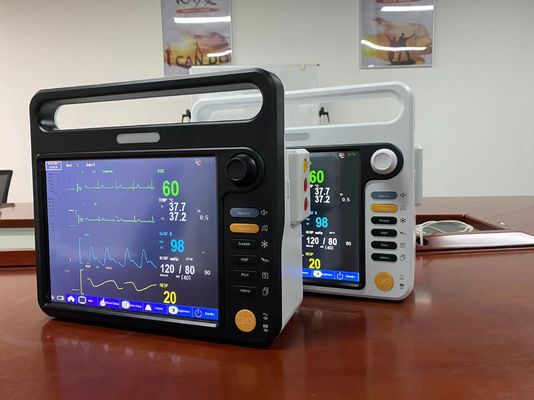 เครื่องติดตามหัวใจหลายภาษา พร้อม ECG NIBP SPO2 2Temp PR HR