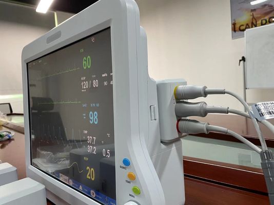 มัลติพารามิเตอร์ โมดูลาร์ ปาเซนต์ มอนิเตอร์ มอนิเตอร์หัวใจ ICU พกพา