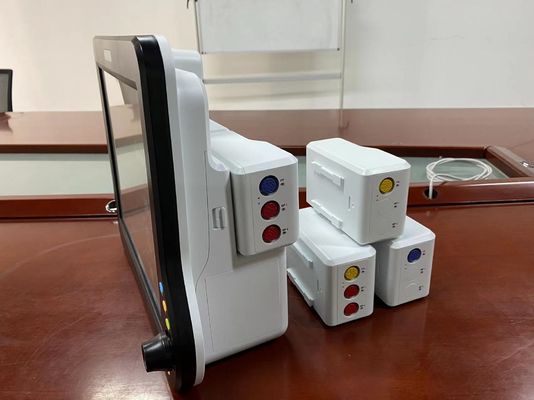 การติดตามหัวใจ อุปกรณ์การติดตามทางการแพทย์แบบโมดูเลอร์ ด้วย EKG SPO2 2Temp