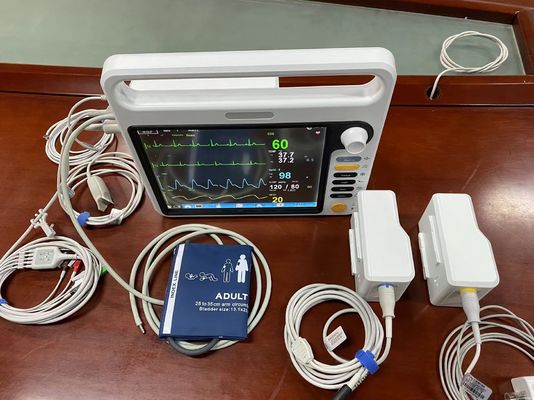 อุปกรณ์ติดตามผู้ป่วยในโรงพยาบาลแบบโมดูล มีหลายภาษาด้วย ECG NIBP SPO2