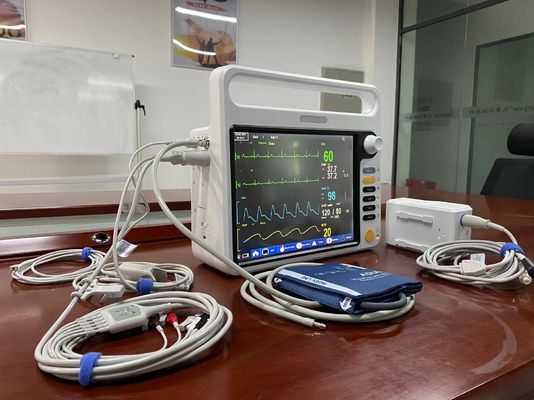 โมดูลาระดับเด็กใหม่ ICU มอนิเตอร์หัวใจ Mainstream EtCO2 Sensor มอนิเตอร์ผู้ป่วยพกพา