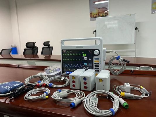 โรงพยาบาล อิเล็กทรอนิกส์สัญลักษณ์สําคัญ 12.1 นิ้ว สําหรับ ICU การติดตามหัวใจ