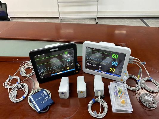 Etco2 มอนิเตอร์พกพาแบบโมดูเลอร์ มอนิเตอร์สัญญาณสําคัญของ ICU สําหรับการดําเนินการตรวจสอบ