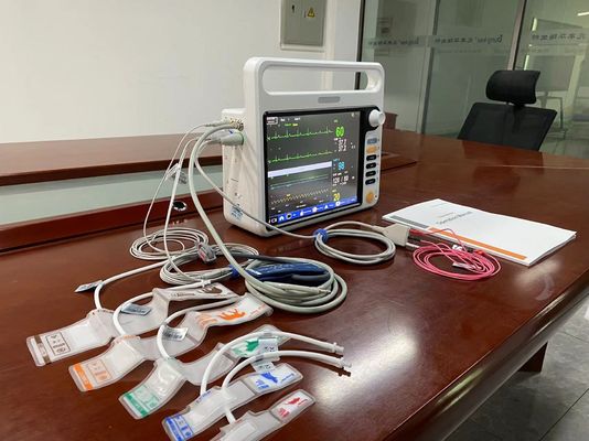 ECG SPO2 NIBP 2Temp โมเนอร์ผู้ป่วยเกิดใหม่ พร้อมจอหลายภาษา 12.1 นิ้ว