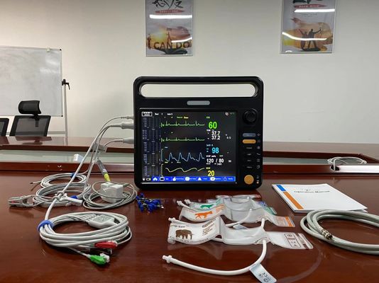 OEM วัตกรรมแพทย์ Multiparameter Monitor 12.1 นิ้ว TFT LCD Screen สําหรับการทํางานสัตว์เลี้ยง