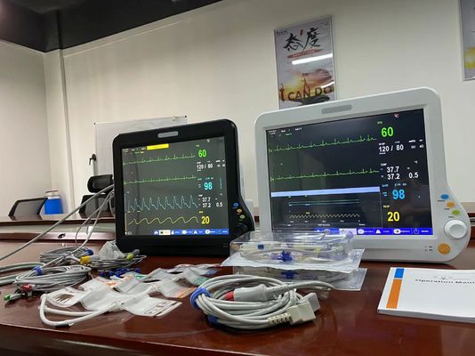 CMS ทัช วัตกรรมศาสตร์ Multiparameter มอนิเตอร์ 15 นิ้ว สําหรับการผ่าตัดสัตว์