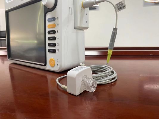 วัสดุพลาสติก End tide CO2 Sensor Mainstream สําหรับ ICU การตรวจสอบหัวใจ