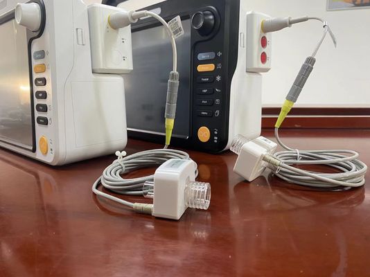 การรักษาพยาบาลปลายได CO2 Mainstream Etco2 Sensor สําหรับโรงพยาบาล ICU CCU หรือ