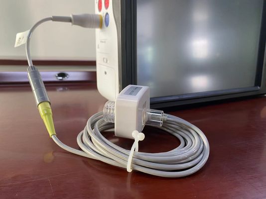 วัสดุพลาสติก End tide CO2 Sensor Mainstream สําหรับ ICU การตรวจสอบหัวใจ