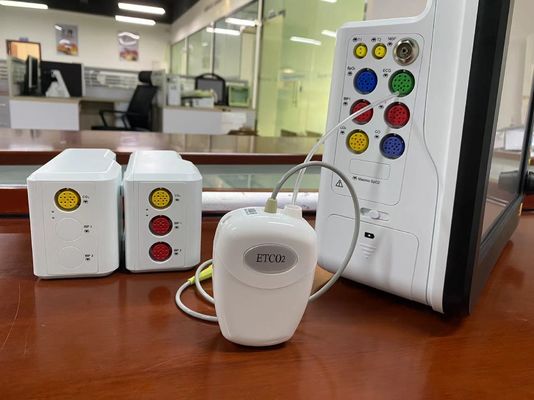 Capnograph EtCO2 Sidestream Co2 Sensor สําหรับเด็กผู้ใหญ่
