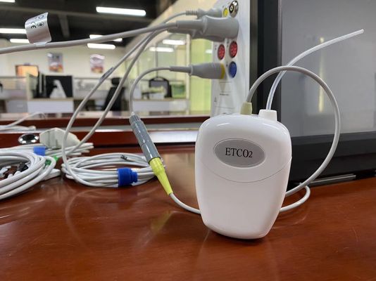 CO2 Sidestream Capnography Monitor Plug Play วัสดุพลาสติก