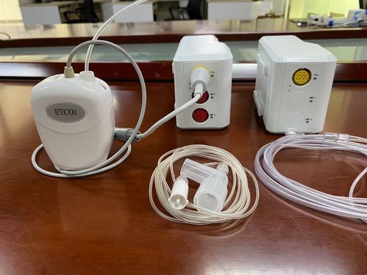 CO2 Sidestream Capnography Monitor Plug Play วัสดุพลาสติก