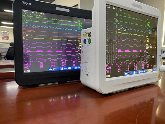มอนิเตอร์หัวใจ ICU พกพา มอนิเตอร์ผู้ป่วย Multi Parameter Anesthesia