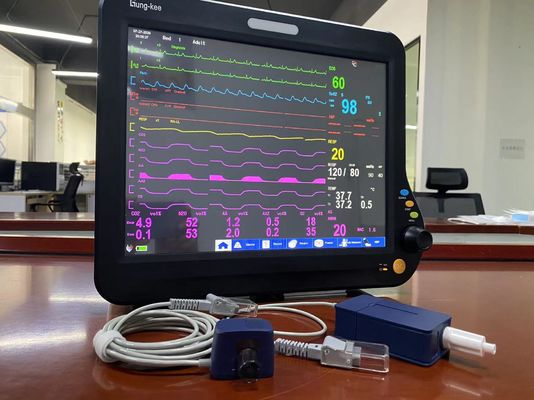 15 TFT LCD screen Multi Parameter Patient Monitor for Anesthesia ICU หัวใจ