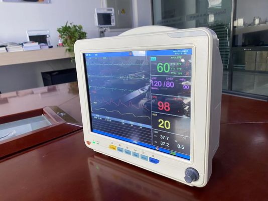 TFT LCD Medical Electronic Vital Signs Monitor พร้อม ECG SPO2 NIBP และการวัดอุณหภูมิ