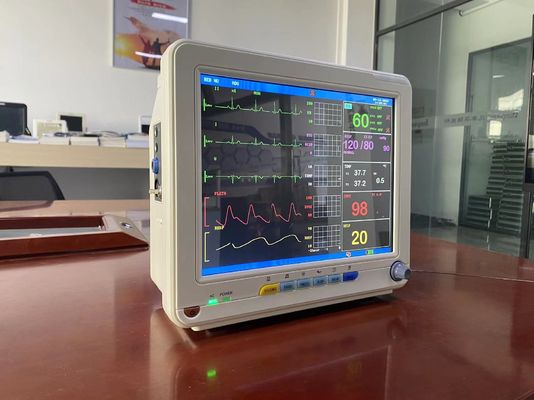โมเนอร์ผู้ป่วยพกพาในคลินิกพยาบาลทั่วไป พร้อมจอ LCD TFT 12.1 นิ้ว