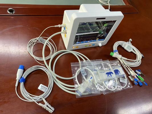เครื่องตรวจจับสัญลักษณ์สําคัญทางสัตวแพทย์แบบพกพา พร้อม EtCO2 ECG SPO2 NIBP และวัดอุณหภูมิ